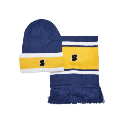 Abbildung von Urban Classics College TEAM Package SET Schal, Herren, Größe: One Size, Spaceblue californiayellow wht