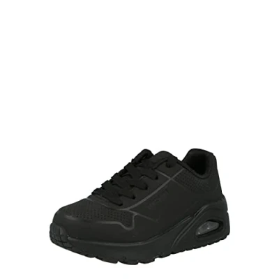 Abbildung von Skechers Jungen Sneaker, Leder, Black Synthetic Trim, 35.5 EU