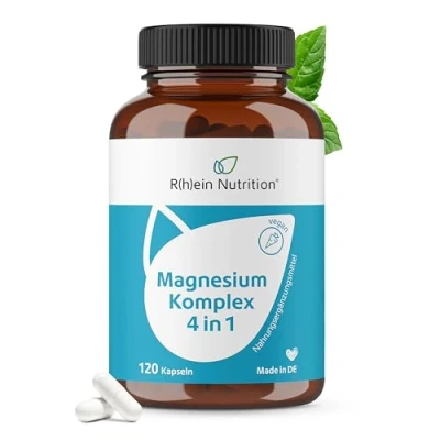 Abbildung von Magnesium Komplex 4 in 1 hochdosiert vegan 120 St