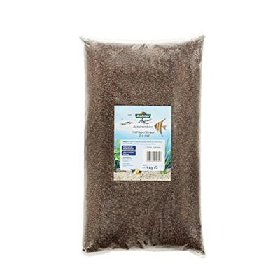 Abbildung von Dehner Aqua Aquarienkies, Körnung 2 4 mm, 5 kg, mahagonibraun