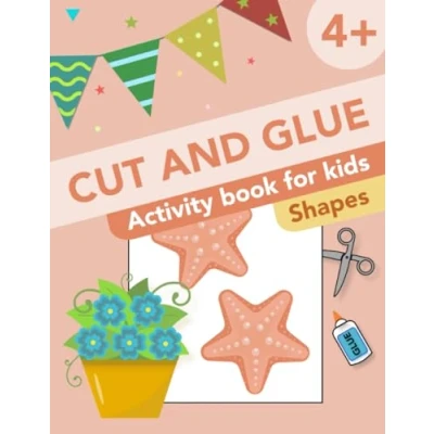 Abbildung von Cut and Glue: Shapes: Activity Book for Kids 4+: Scissor Skills, Cutting Pasting