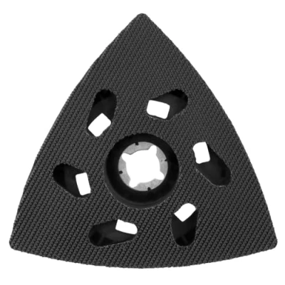 Abbildung von Makita B 65115 Starlock Delta Schleifplatte 93 mm Klett TMA078, für Schleifarbeiten mit Schleifpapier, Multitool, Multifunktionswerkzeug, 1 Stück