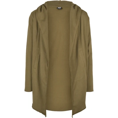 Abbildung von Urban Classics LONG Hooded OPEN EDGE Cardigan Strickjacke, Herren, Größe: Medium, Tiniolive