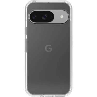 Abbildung von OtterBox Symmetry Clear Hülle für Google Pixel 9 / Pro, sturzsicher, schützende dünne Hülle, 3X getestet nach Militärstandard, Transparent, Keine Einzelhandelsverpackung