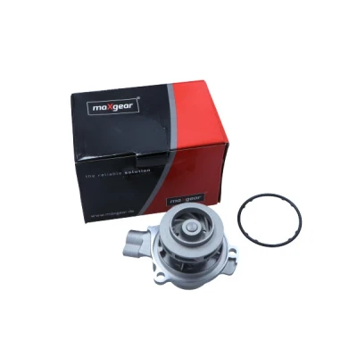 Abbildung von MAXGEAR 47 0242 Wasserpumpe nicht schaltbare Wasserpumpe, ohne integrierten Abschaltkontakt Stahl für Zahnriementrieb AUDI: A4 B8 Limousine