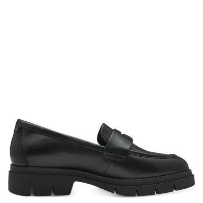 Abbildung von Tamaris Slipper, Damen, Größe: 36, Black leather Leder
