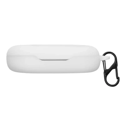 Abbildung von kwmobile Hülle kompatibel mit JBL Soundgear Sense Kopfhörer Silikon Schutzhülle Etui Case Cover Schoner in Weiß