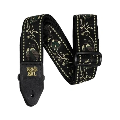 Abbildung von Ernie Ball Jacquard Gitarrengurt Black Pleasant Pheasant
