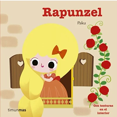 Abbildung von Rapunzel: con texturas en el interior (Cuentos clásicos texturas)