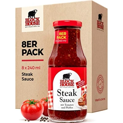 Abbildung von Block House Steak Sauce, 8er Pack (8 x 240 g)