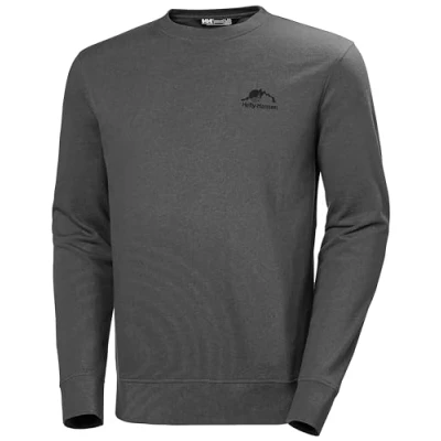 Abbildung von Helly Hansen Men&#039;s Nord Graphic Crew Sweatshirt, 982 Ebony, S