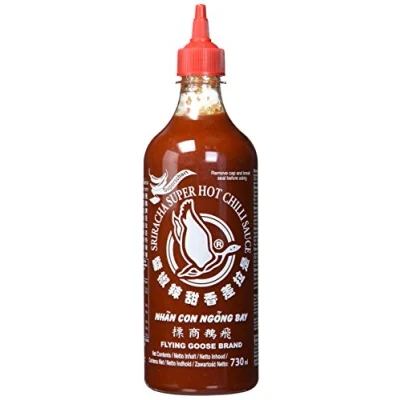 Abbildung von Flying Goose Sriracha Sauce extra scharf, 12er Pack (12 x 730 ml)