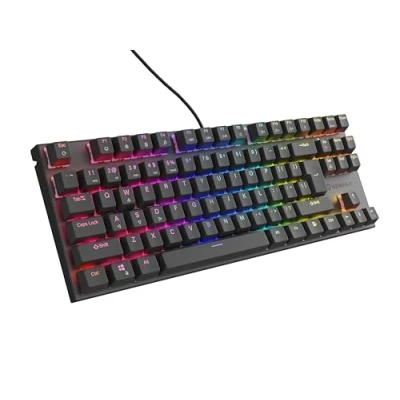 Abbildung von Genesis Gaming Tastatur Thor 303 TKL leise kabelgebunden schwarz (US)