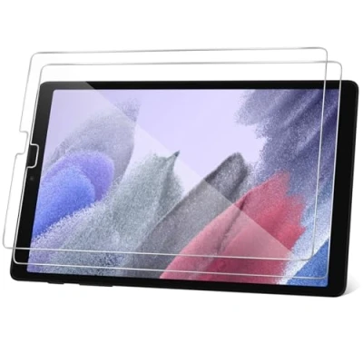 Abbildung von LEEBOSS [2 Stück] Schutzfolie Kompatible mit Samsung Galaxy Tab A7 Lite 8.7&quot; 2021 (SM T220/ SM T225), Kratzfest Gehärtetes Glas Displayschutzfolie