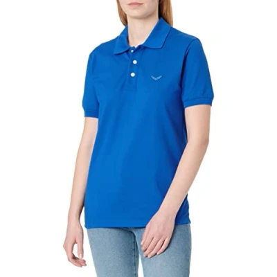 Abbildung von Trigema Damen Poloshirt , Blau (Royal 049) XS