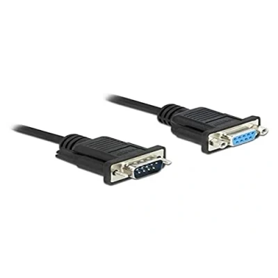 Abbildung von Delock Seriell Kabel RS 232 Sub D9 Stecker zu Buchse 1 m