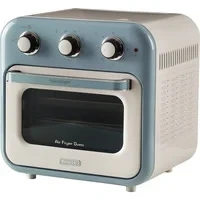 Abbildung von Ariete Heißluftfritteuse &quot;4632BL&quot;, 1400 W, Vintage Backofen und Rotisserie in Einem, 16 L grün