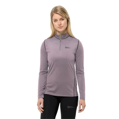 Abbildung von Jack Wolfskin Damen Sky Thermal Hz Wander Shirt, Wild Blossom, S EU