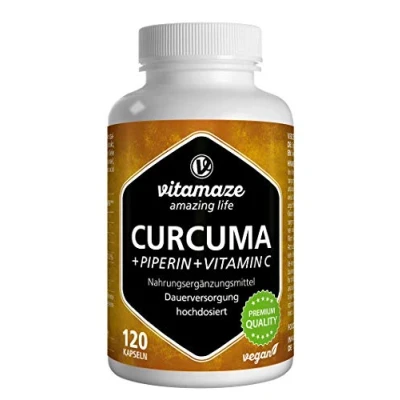 Abbildung von Vitamaze CURCUMA+PIPERIN+Vitamin C vegan