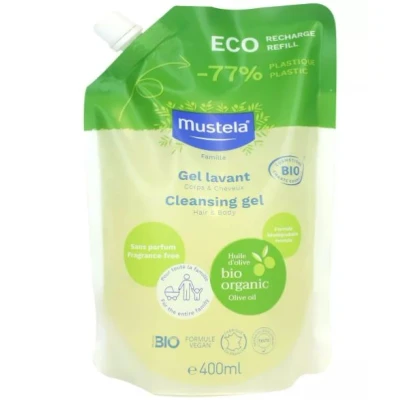 Abbildung von Mustela Cleansing Gel Refill 400 ml