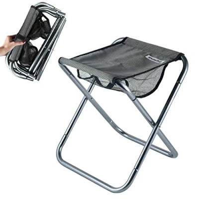 Abbildung von Hodeacc Kleiner tragbarer Klapphocker, Mini Outdoor Camping Klappstühle,zusammenklappbarer Campinghocker Leichtgewicht für Camping,Angeln,Picknick,Reisen und Wandern
