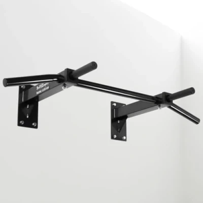 Abbildung von Bad Company Klimmzugstange Wandmontage bis 350 kg belastbar Klimmzug Stange Wand inkl. Anleitung und Befestigungsmaterial Für Fitness Zuhause oder Gym BCA 45