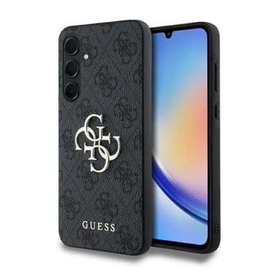 Abbildung von CG Mobile Guess GUHCSA354GMGGR Hülle für A35 A356 Schwarz hardcase 4G Big Metal Logo
