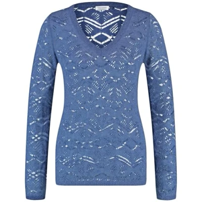 Abbildung von Gerry Weber Strickpullover, Damen, Größe: 40, Blue steel