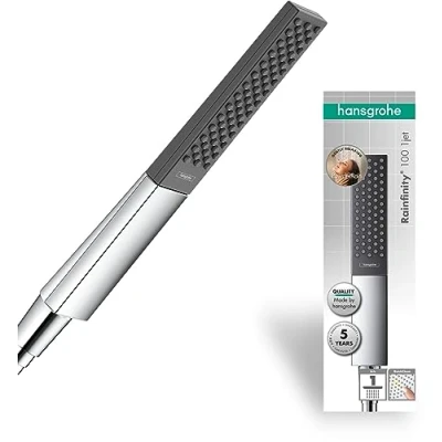 Abbildung von hansgrohe Handbrause &quot;Rainfinity&quot;, 10cm, 1 Strahlart wassersparend