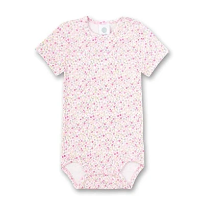 Abbildung von Sanetta Baby Mädchen Halbarmbody Spieler, Rosa (rosa 3813), 56 (Herstellergröße:056)