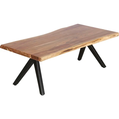 Abbildung von byLIVING Couchtisch &quot;Cheta&quot;, aus Massivholz Akazie 35mm, mit natürlicher Baumkante, Breite 115cm