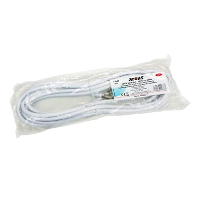 Abbildung von Arcas sat Kabel 5m, Satellitenkabel, Antennenkabel für Kabelfernsehen, Koaxialkabel Internet, tv kabel,fernsehkabel, F Stecker kabel,koaxialkabel satellitenkabel,Satellitenkabel mit 2