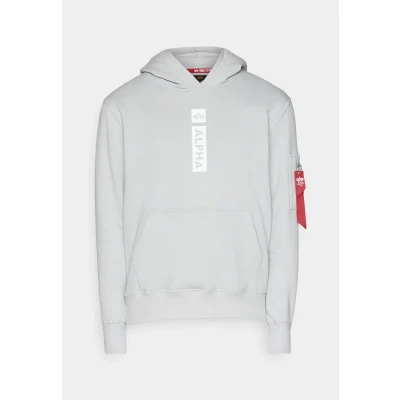 Abbildung von Alpha Industries Hoody Kapuzenpullover, Herren, Größe: Small, Pastel grey