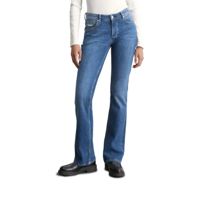 Abbildung von Marc O&#039;Polo Denim Model Nella AUS Stretch Jeans Bootcut, Damen, Größe: 26x30, Medium blue