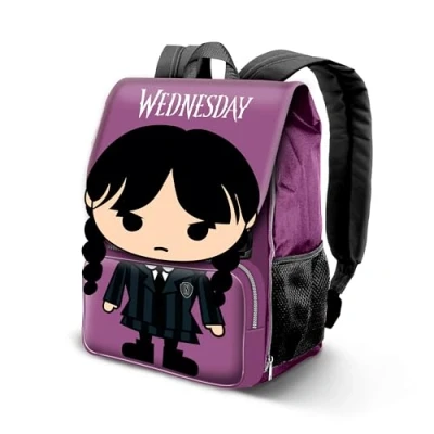 Abbildung von Wednesday Chibi EXP Ausbaufähig Rucksack, Lila, 30 x 45 cm, Kapazität 28 L