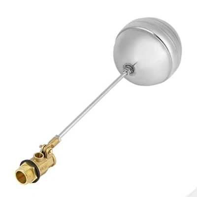Abbildung von Edelstahl Schwimmerkugel DN15 G1/2 Messing Außengewinde Wassersensor Schwimmerventil Niveauschalter für magnetische und Flüssigkeitsstandmessungen