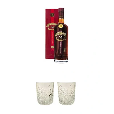 Abbildung von Ron Centenario 20 Solera Fundacion Costa Rica 0,7 Liter + Rum Glas 1 Stück