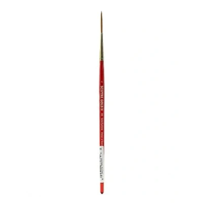 Abbildung von Winsor &amp; Newton 5183701 Sceptre Gold II Künstler Aquarellpinsel mit hoher Farbtragekapazitat exzellenter Sprungkraft, Serie 303 Takelage Pinsel, kurzer Stiel, Nr.1 1,5mm