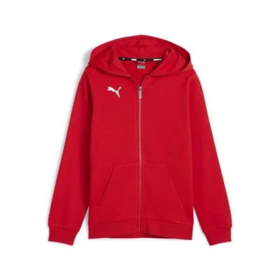 Abbildung von Puma Teamgoal Casuals Sweatjacke für Kinder, Größe: 140, Rotweiss