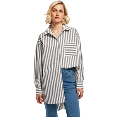 Abbildung von Urban Classics Hemdbluse, Damen, Größe: XS, White darkshadow