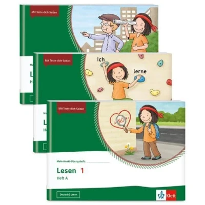 Abbildung von Paket Lesen 1: 3 Hefte im Paket: Heft A B C Klasse 1 (Mein Anoki Übungsheft)