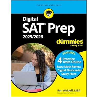 Abbildung von Digital SAT Prep 2025/2026 for Dummies: Book + 4 Practice Tests Flashcards Online (Digital Dummies)
