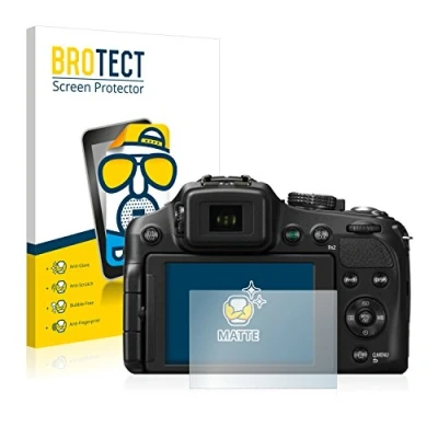 Abbildung von BROTECT Entspiegelungs Schutzfolie für Panasonic Lumix DMC FZ200 (2 Stück) Matte Displayschutz Folie, Anti Reflex, Fingerprint