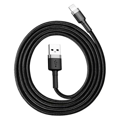 Abbildung von Baseus CALKLF BG1 USB Ladekabel schwarz/grau