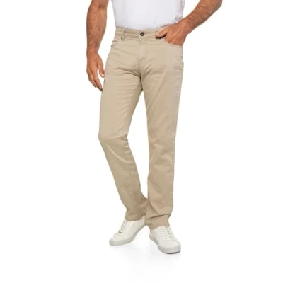 Abbildung von JP 1880 Herren große Größen Übergrößen Menswear L 8XL Twillhose, Bauchfit, bis Größe N 70/U 35 Sand 31 721797300