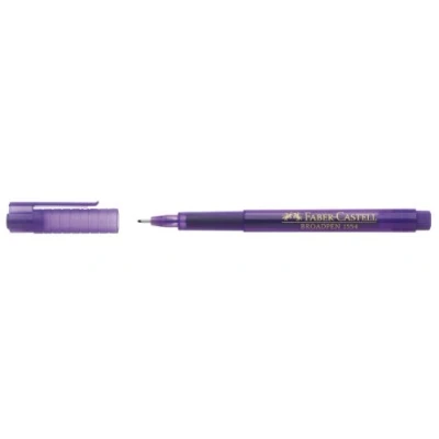 Abbildung von FABER CASTELL 155436 Fineliner Broadpen 1554, 0.8 mm, violett, 1 Stück