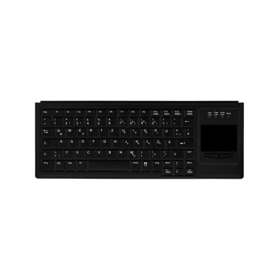 Abbildung von Active Key AK 4400 GU B/GE Ultraflache Touchpad Tastatur, Industrie 4.0, USB Schwarz