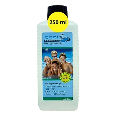 Abbildung von Flora Boost Pool Booster 250 ml I Wasserpflege für Pool, Whirlpool &amp; Planschbecken Poolpflege gegen Algen Bakterien Reiniger kristallklares Wasser hautverträglich