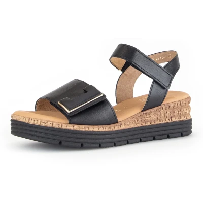Abbildung von Gabor Sandalette &quot;GENUA&quot;, Sommerschuh, Sandale, Keilabsatz, in Schuhweite G (weit)
