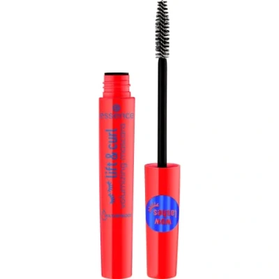 Abbildung von essence lift &amp; curl volumizing mascara WATERPROOF, Schwarz, langanhaltend, volumengebend, schwunggebend, vegan, wasserfest, ohne Mikroplastikpartikel, Nanopartikel frei, 1er Pack (7.5ml)